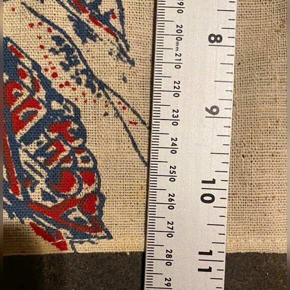 Lot Of 4 Napkins Alaska Husky Totem Prospector Beige Burlap 11” Square - Picture 6 of 6